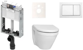 Cenovo zvýhodnený závesný WC set TECE na zamurovanie + WC Vitra S50 KMPLS50T, 1 ks