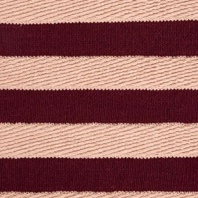 Deka RUDENS pruhovaná bordová 752438