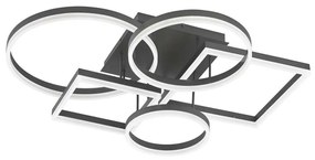 Wofi 11981 - LED Stmievateľný prisadený luster VAASA LED/80W/230V