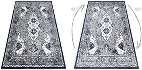 Koberec SAMPLE VICTORIA 80231-0634 Ornament, ramka sivý