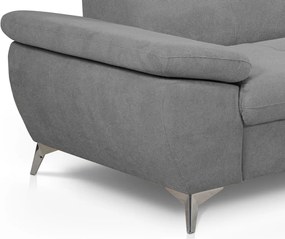 Trojsedák Gisele, stredne šedá látka