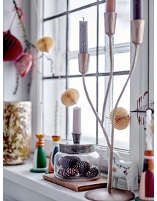 Drevené svietniky s vianočným motívom v súprave 3 ks Betiel – Bloomingville