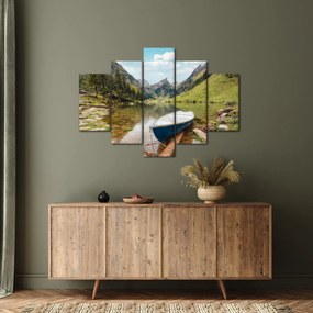 Obraz - Seealpsee, jazero Švajčiarska (150x105 cm)