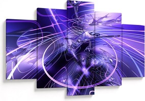 Obraz technické abstrakcie (150x105 cm)
