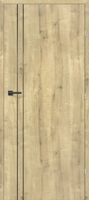 Classen CPL Interiérové dvere 80 P, 846 × 1985 mm, CPL laminát, pravé, dub Hamilton, plné