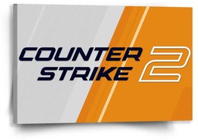 Sablio Obraz Counter Strike 2 Oranžová - 60x40 cm