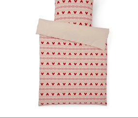 Posteľná bielizeň z jemného biberu »Mickey Mouse«, štandardná veľkosť