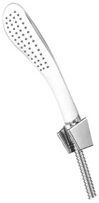 Mereo, Vaňový set s jednopolohovou ručnou sprchou, nerezovou sprchovou hadicou a držiakom, MER-CB569L