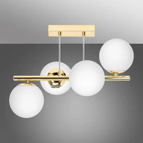 Závesné svietidlo Ceres 2942/Z-A-4 zlatá LW4