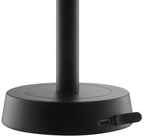 Brilliant - LED stmievateľná nabíjateľná dotyková stolná lampa RAZOR LED/2,5W/5V 2700K IP44 čierna