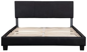 InternetovaZahrada Čalúnená posteľ Bolonia 140 x 200 cm - čierna
