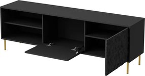 TV stolík Balle (čierna + zlatá). Vlastná spoľahlivá doprava až k Vám domov. 1049350