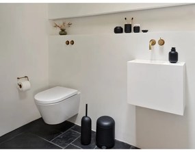 Čierna betónová WC kefa Sensu – Zone