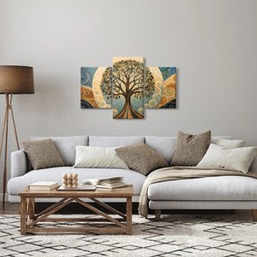 Obraz – Strom života a špirály (90x60 cm)