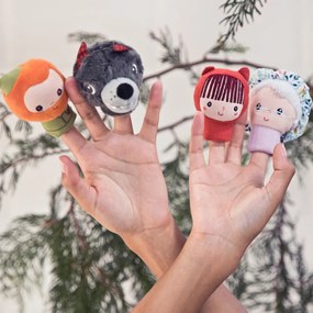 Lilliputiens - súprava prstových maňušiek - Červená Čiapočka