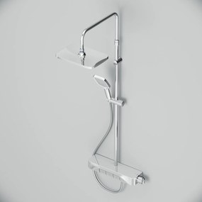 Sprchový systém AM.PM Func F07FA200 s termostatickou poličkovou batériou, chróm