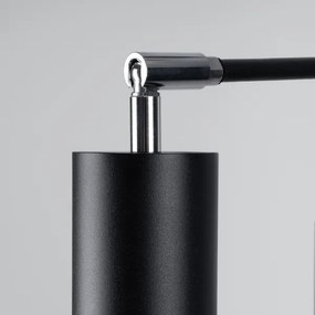 Sollux SL.1207 - Luster na lanku LEMMI 6xGU10/10W/230V čierna