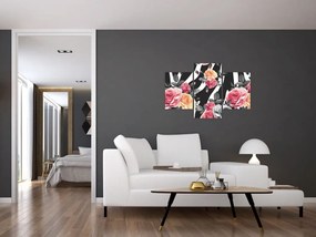 Obraz rozkvitnutých ruží (90x60 cm)