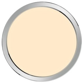 NORDLUX Stmievateľné stropné svietidlo LED do kúpeľne OJA, 14,5 W, teplá biela, 30 cm, chróm