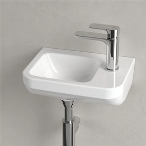 VILLEROY &amp; BOCH Architectura závesné umývadielko s otvorom vpravo, bez prepadu, 360 x 260 mm, biela alpská, 43733701