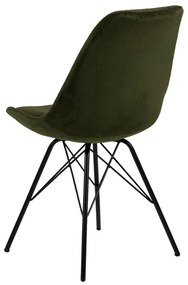 Tmavozelená jedálenská stolička Eris - Actona