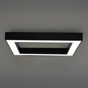 LED stropné svietidlo LED/100W/230V 3000/4000/6500K 80x80 cm čierne