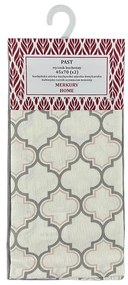 Bavlnená utierka PAST svetlošedá 45x70