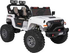 Elektrické autíčko Extreme Sport 4x4 biele