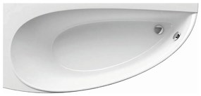 Ravak CQ01000000 - Rohová vaňa AVOCADO 160x75 cm akrylát/biela