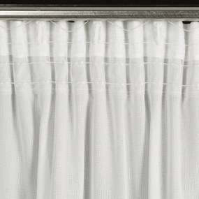 ZÁCLONA NA PÁSKE ROSSI 135X270 CM BIELA