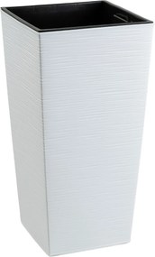 Plastový květináč Porto Riflo 67,7x35x35 cm bílý
