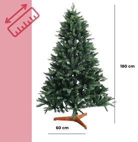 Jurhan Umelý vianočný stromček FROST, 180cm, zelená