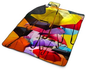 Sablio Plážová deka Dáždniky: 200x140 cm