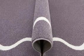 Koberec Lima M180A fialový / krémový