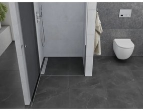 Mexen Pretoria, sprchové dvere do otvoru 70 x 190 cm, 6mm šedé sklo, chrómový profil, 852-070-000-01-40