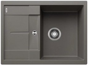 Blanco Metra 45 S Compact, silgranitový drez 680x500x190 mm, 1-komorový, sivá vulkán, BLA-527286