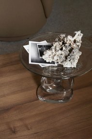 Ferm Living Sklenená misa na podstavci Damo Centrepiece Clear