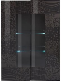 Vitrína ARIA antracit