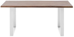 furniture-nabytek.cz - Masivní jídelní stůl Bullwer z palisandru, lakovaný, hnědý – 140×90 cm