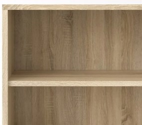 Modulárna knižnica v dekore duba v prírodnej farbe 89x113 cm Prima – Tvilum