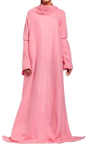 Verk Fleecová TV deka s rukávmi Snuggie 180 x 140 cm ružová