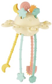 Bieco - Silikónová motorická hračka s aktivitami - banana