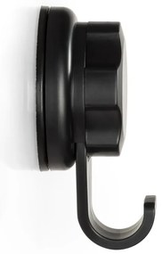 Súprava 2 čiernych samodržiacich nástenných háčikov Compactor Bestlock Black Small Hooks