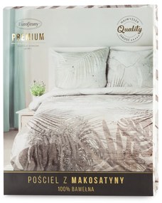MAKOSATÉNOVÉ OBLIEČKY SALMA 160X200 CM, 2 KS 70X80 CM LISTY