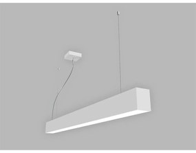 LED 2 Závesné vnútorné stropné svietidlo LINO D.120 cm biele