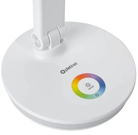 LED RGBW Stmievateľná stolná lampa s funkciou powerbanky LED/12W/5V 2800-6000K biela