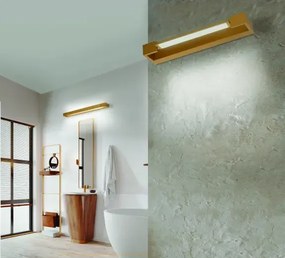 LED nástenné svietidlo Dali 120 4000K zlatá