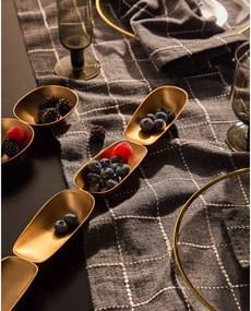 Servírovacia miska z nehrdzavejúcej ocele v zlatej farbe Aruc – Kave Home