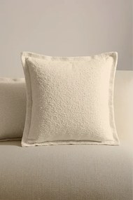 Obliečka na vankúš DREAMY BOUCLE béžová 40x40 cm + 5 cm