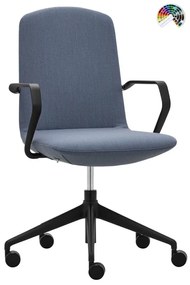 RIM Dizajnové kancelárske kreslo LINNA LN 3110 3111 čalúnenie URBAN, JET BIOACTIVE,NAIROBI